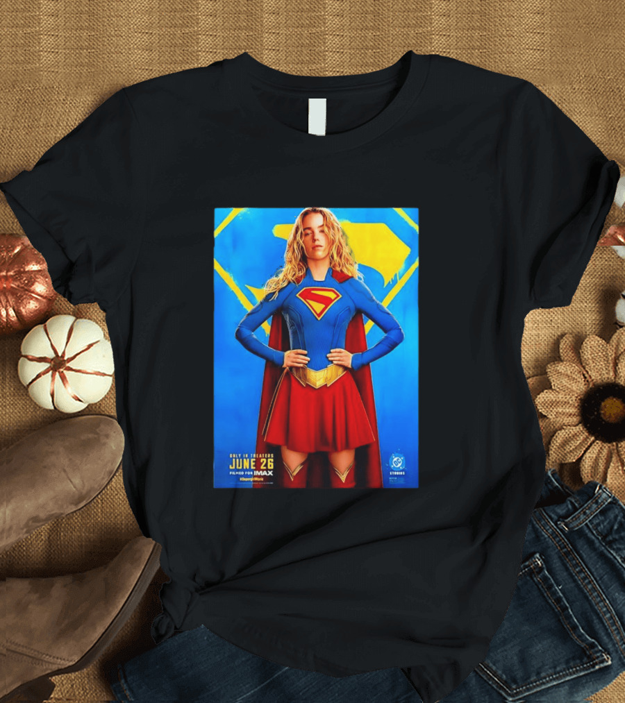 DC Studios Supergirl Movie June 26 Theaters Imax T-Shirt