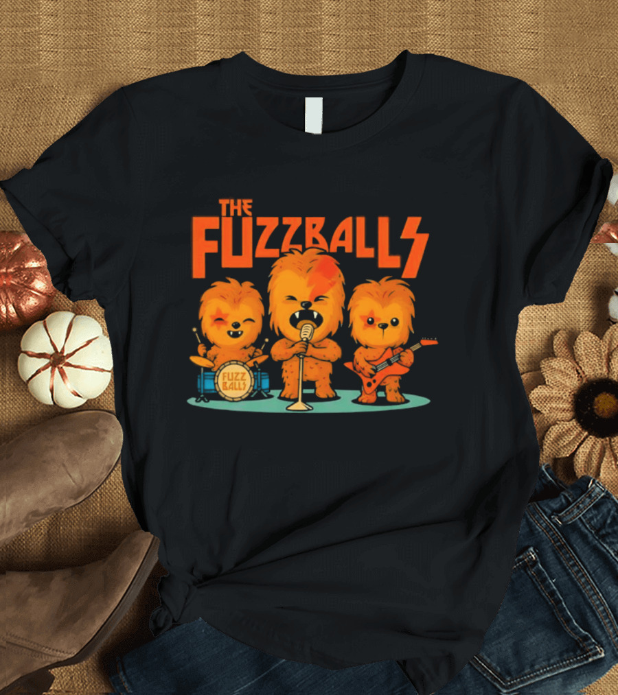 The Fuzzballs Chewbacca Star Wars Music Band T-Shirt