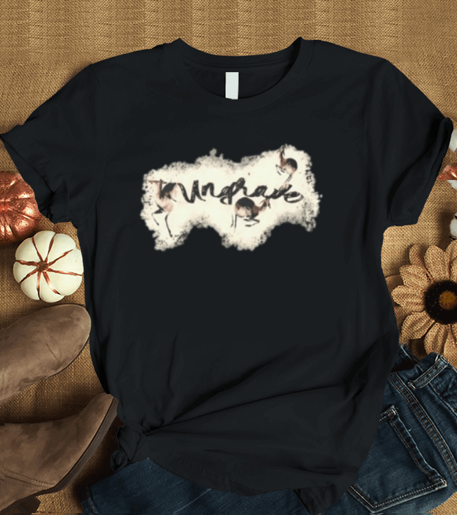 Ungrave Brown Shadow Deer Ungrave T-Shirt