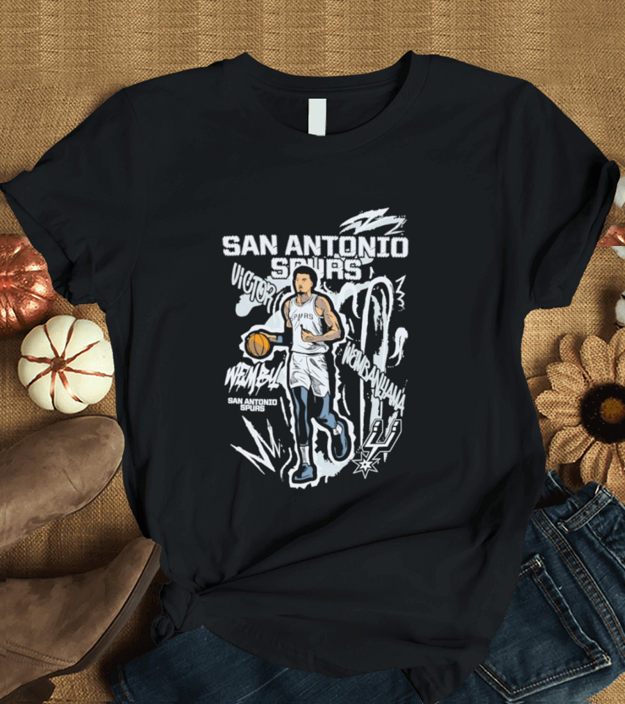San Antonio Spurs Victor Wembanyama Basketball Player Wemby 22 T-Shirt