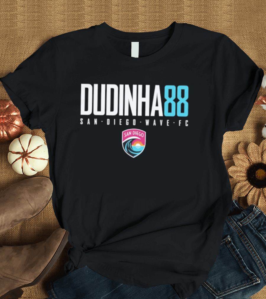 Dudinha 88 San Diego Wave FC Fan Gear Soccer Team T-Shirt