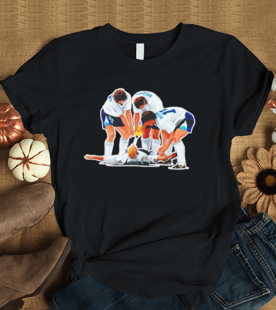 England Euro '96 Football Players Celebration Iconic Moment T-Shirt