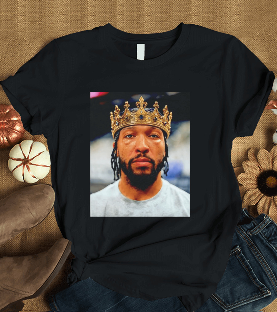 Jalen Brunson King New York Knicks Crown T-Shirt