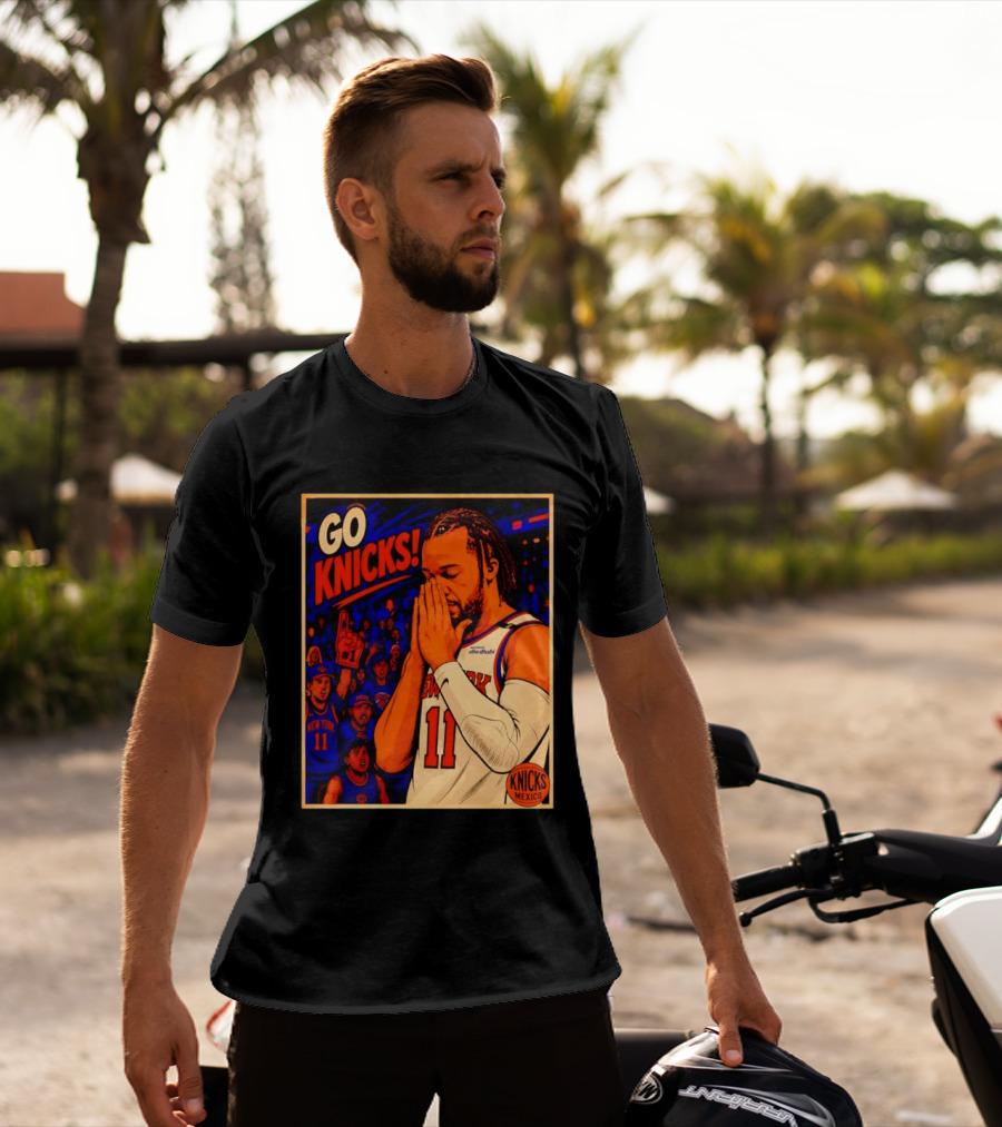 GO KNICKS Jalen Brunson New York Knicks 11 Mexico T-Shirt