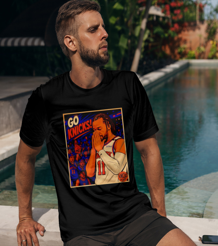 GO KNICKS Jalen Brunson New York Knicks 11 Mexico T-Shirt