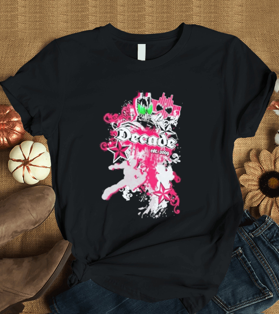 Kamen Rider Decade Est 2009 Heroic Starburst Adventure T-Shirt