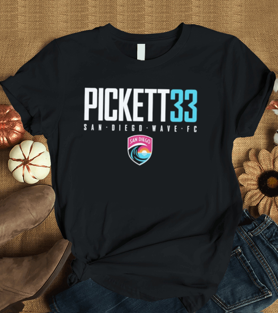 Kiki Pickett 33 San Diego Wave FC T-Shirt