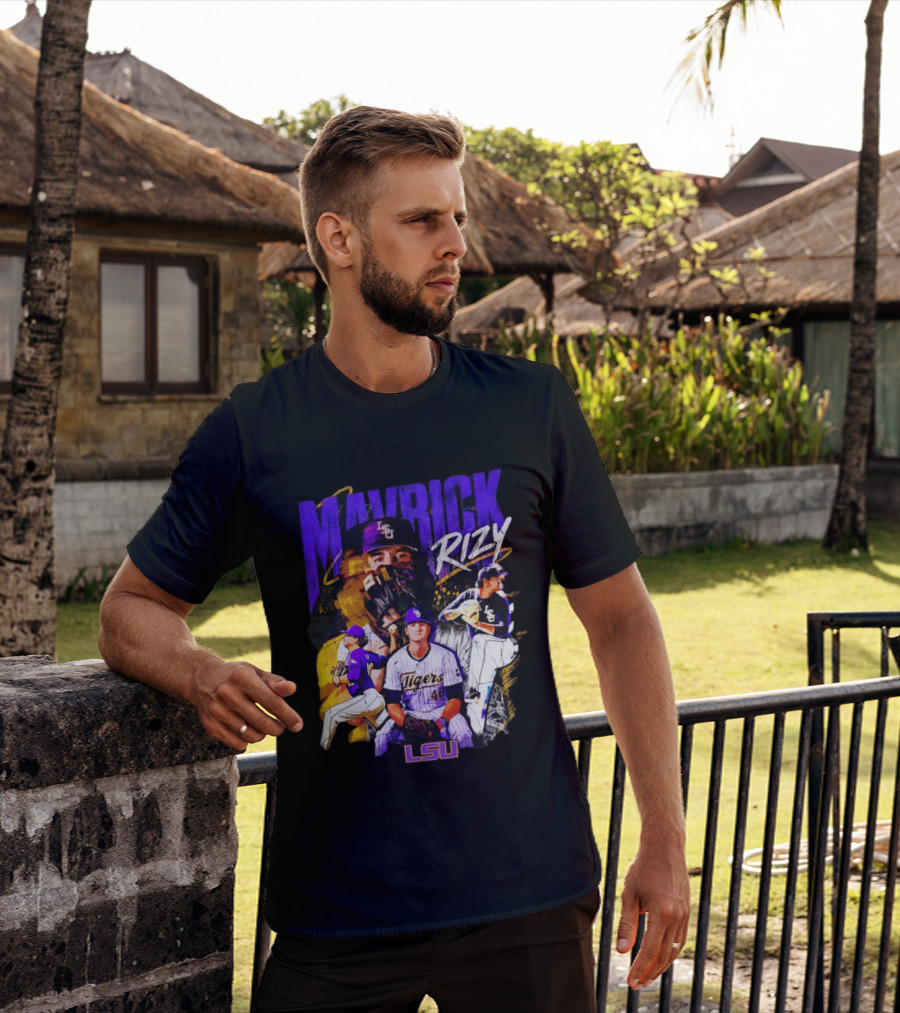 LSU Tigers Mavrick Rizy Baseball Collection T-Shirt