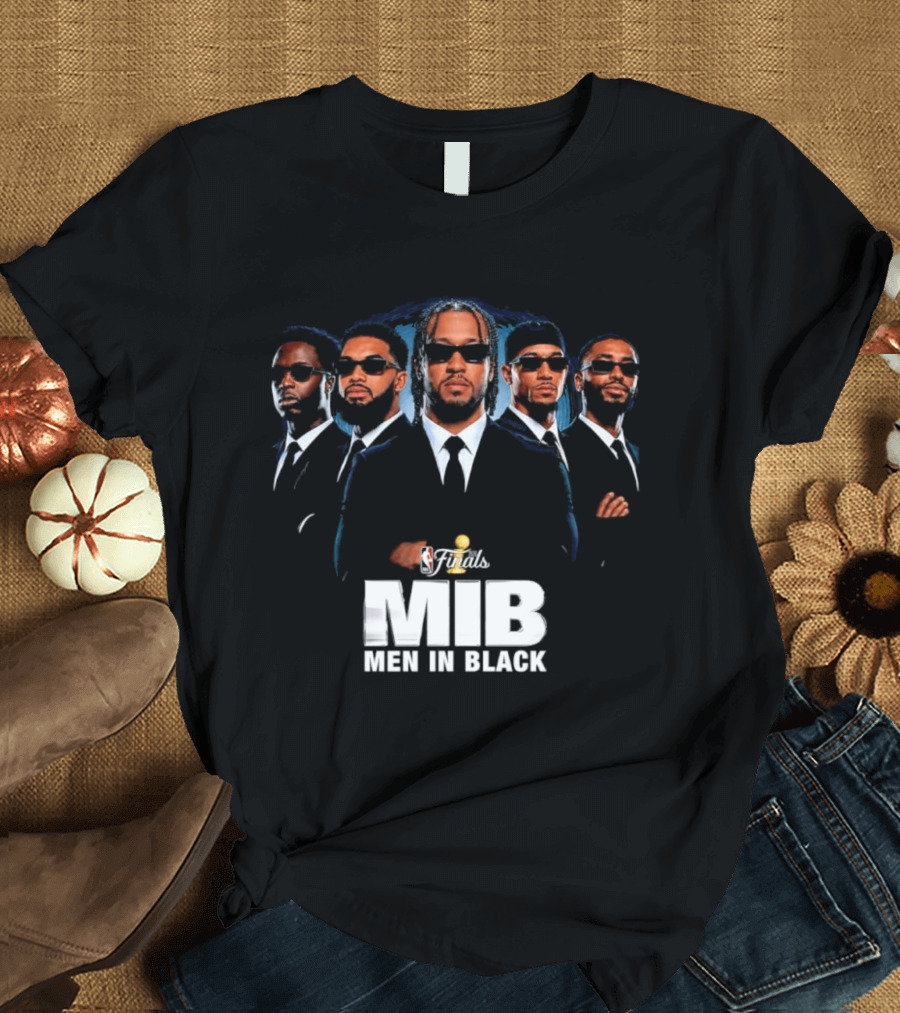 NBA Finals MIB Men In Black Jalen Brunson Josh Hart Mikal Bridges Donte DiVincenzo New York Knicks T-Shirt