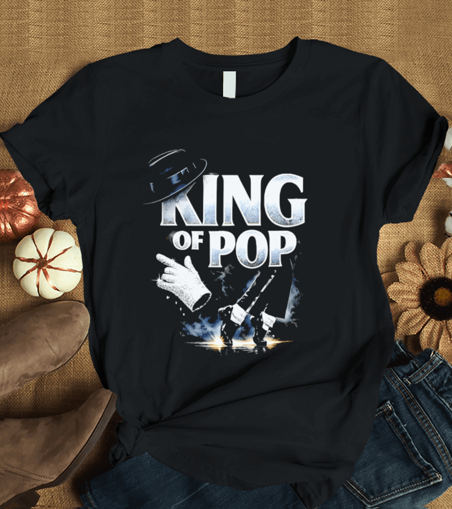 King Of Pop Iconic Hat And Glove T-Shirt