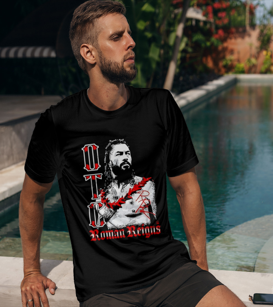 OTC Roman Reigns Wrestling Iconic Athlete T-Shirt