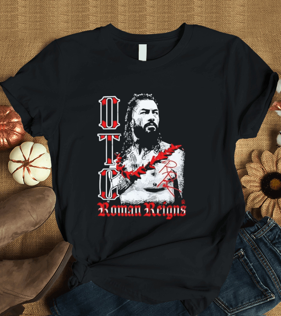 OTC Roman Reigns Wrestling Iconic Athlete T-Shirt
