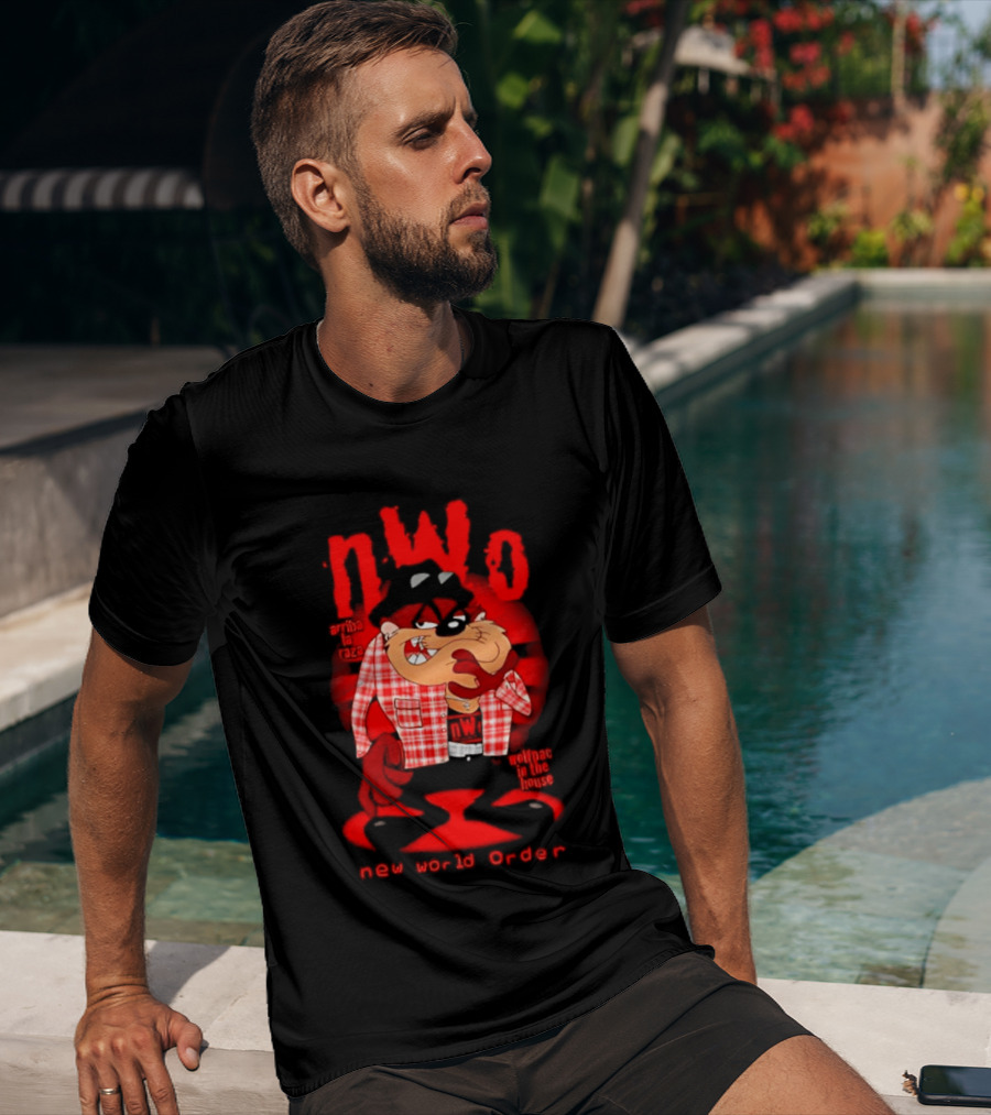NWo Wolfpac Taz Tasmanian Devil New World Order Arriba La Raza T-Shirt