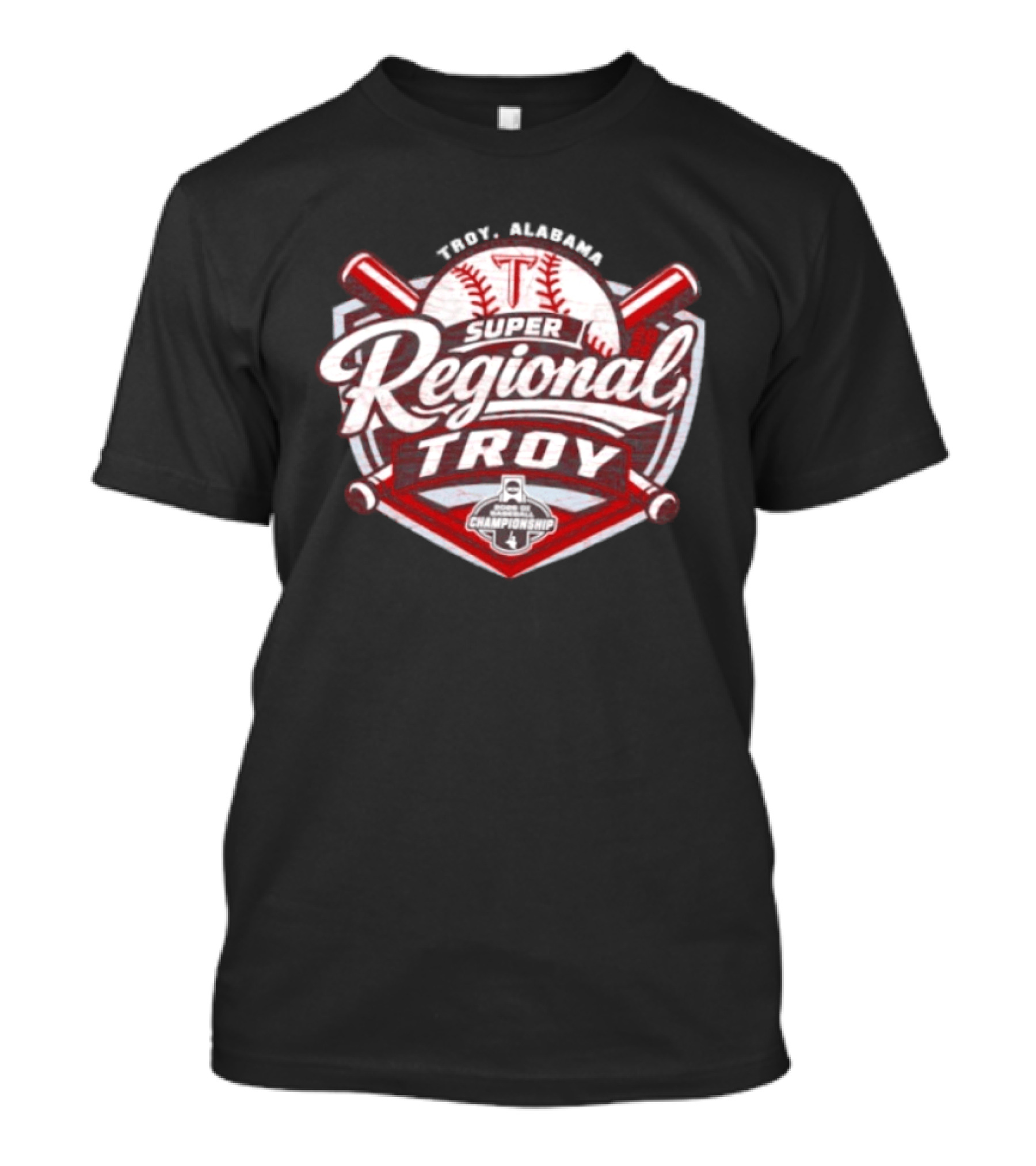 Troy Alabama Super Regional Troy Trojans 2026 NCAA Baseball Championship T-Shirt
