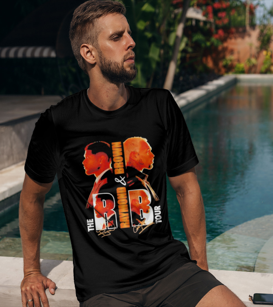 Usher Chris Brown Raymond & Brown The R B Tour Concert Signatures T-Shirt