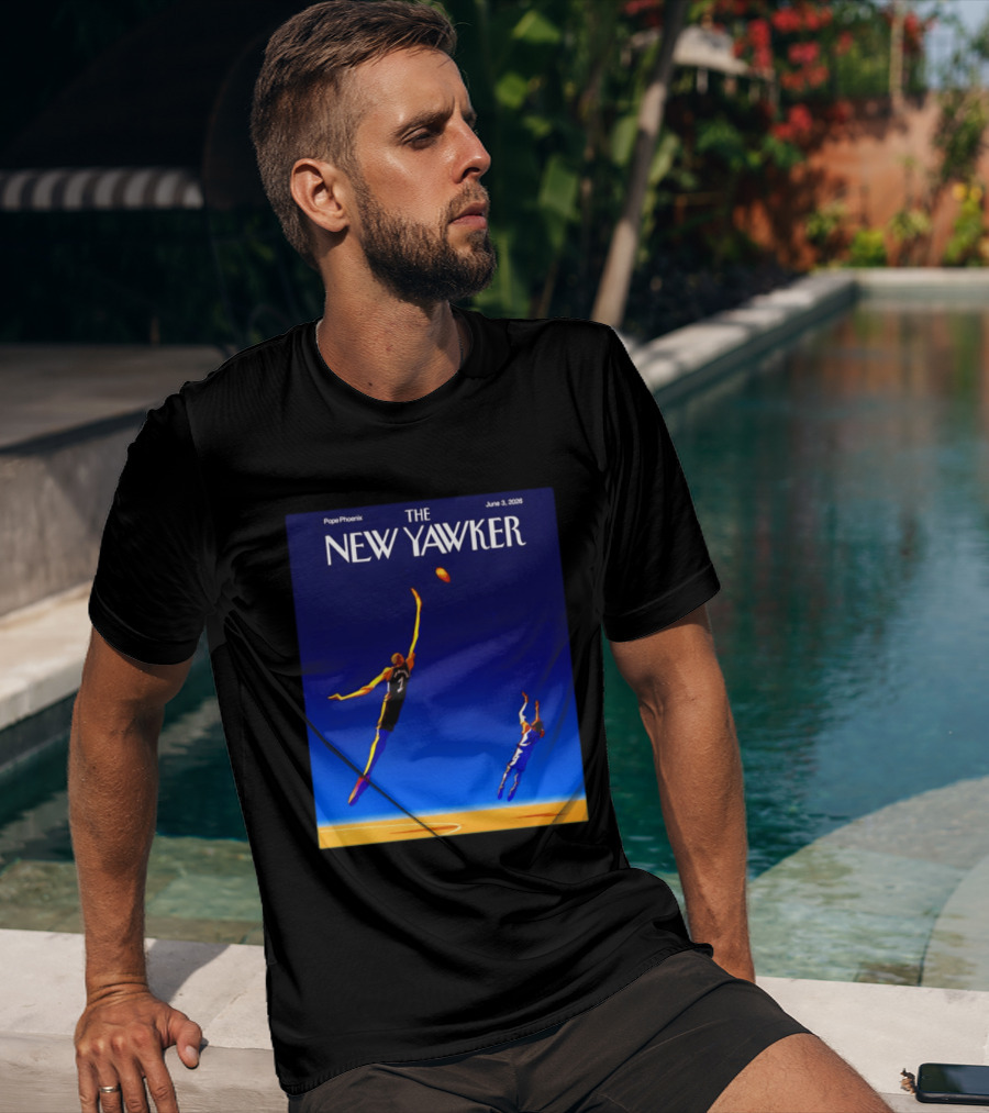 The New Yawker June 3 2026 Basketball Cover Pope Phoenix T-Shirt