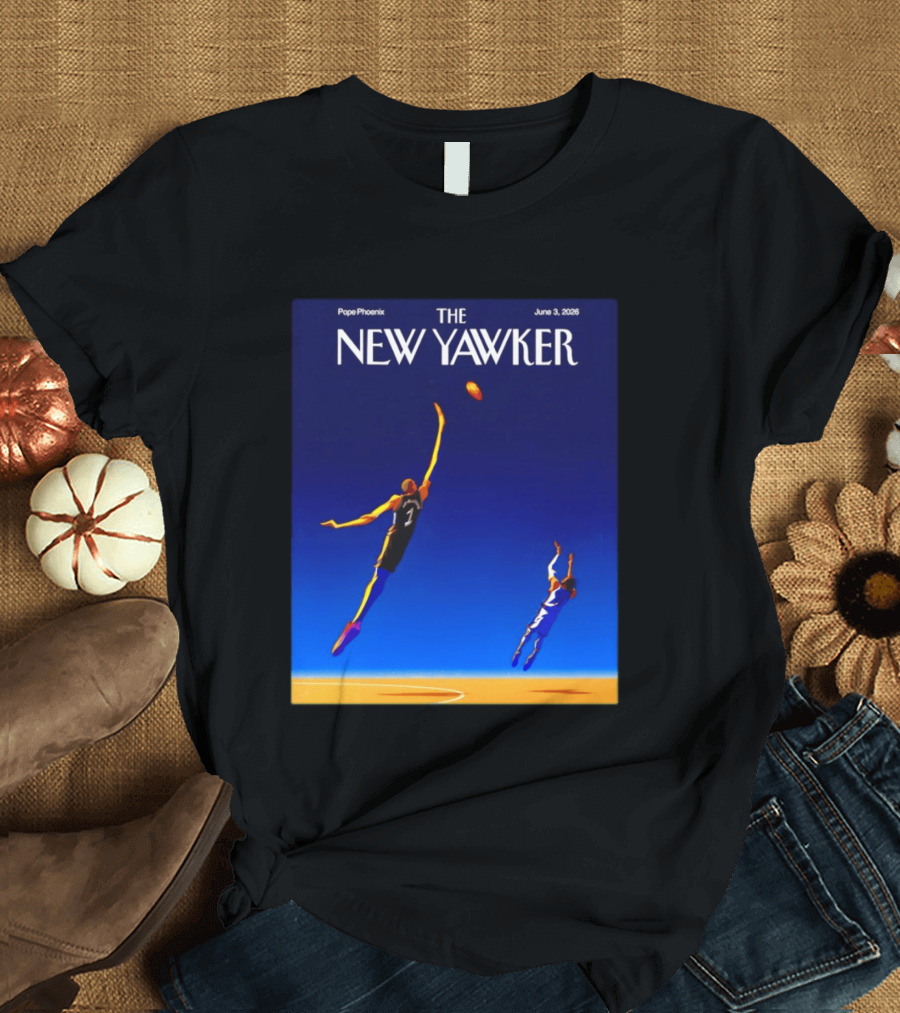 The New Yawker June 3 2026 Basketball Cover Pope Phoenix T-Shirt