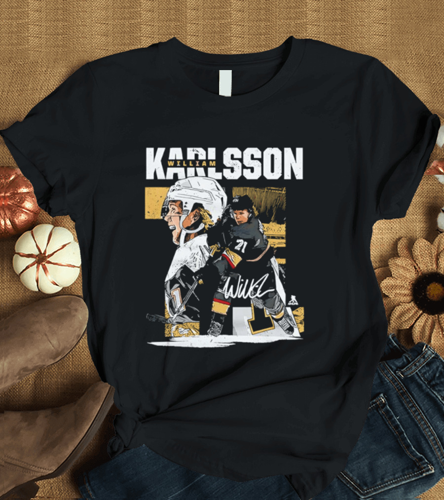 William Karlsson 71 Vegas Golden Knights NHL Player T-Shirt