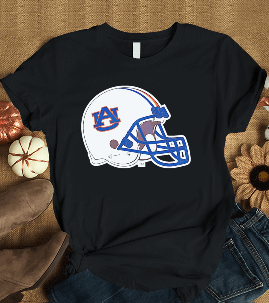 Auburn Tigers Football Helmet AU T-Shirt