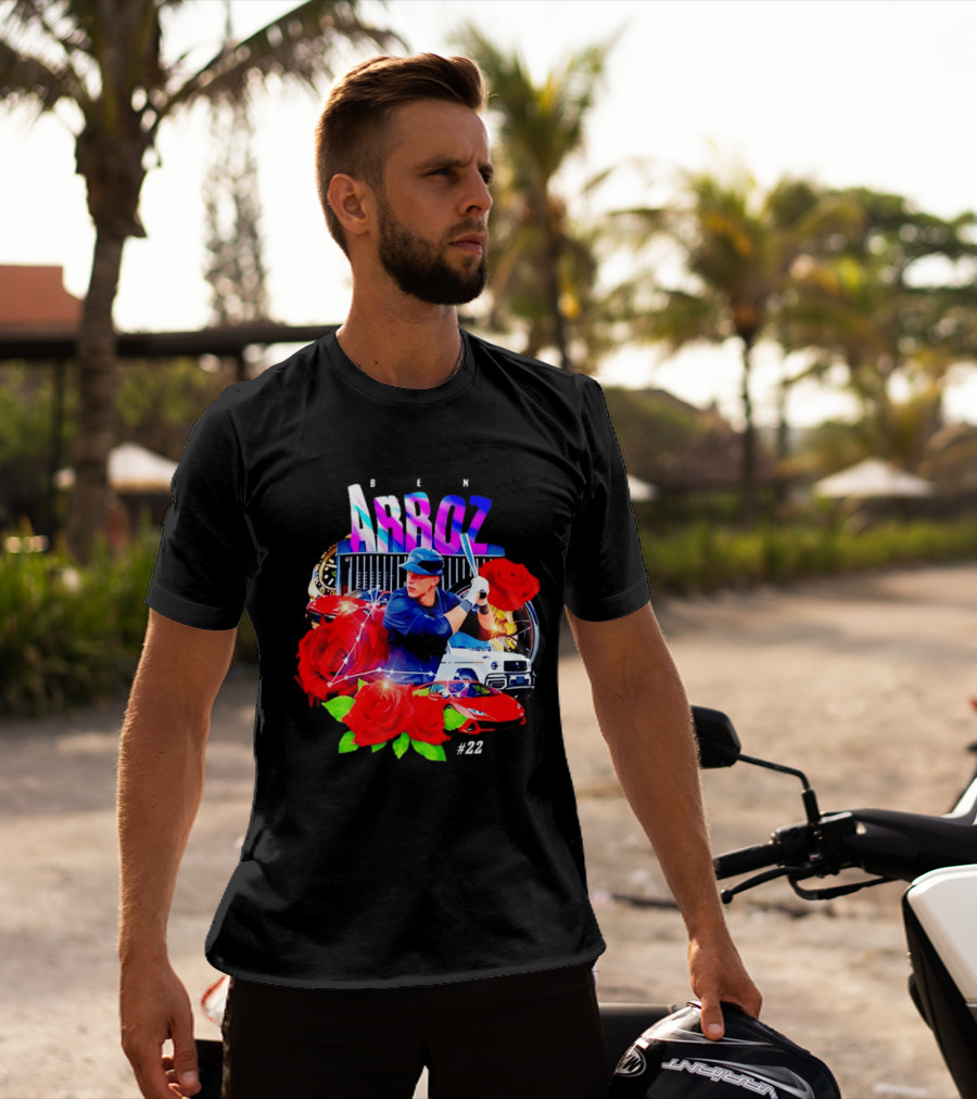 Ben Arroz New York Yankees Aaron Judge MLB 22 Luxury Sports Supercar Rose T-Shirt