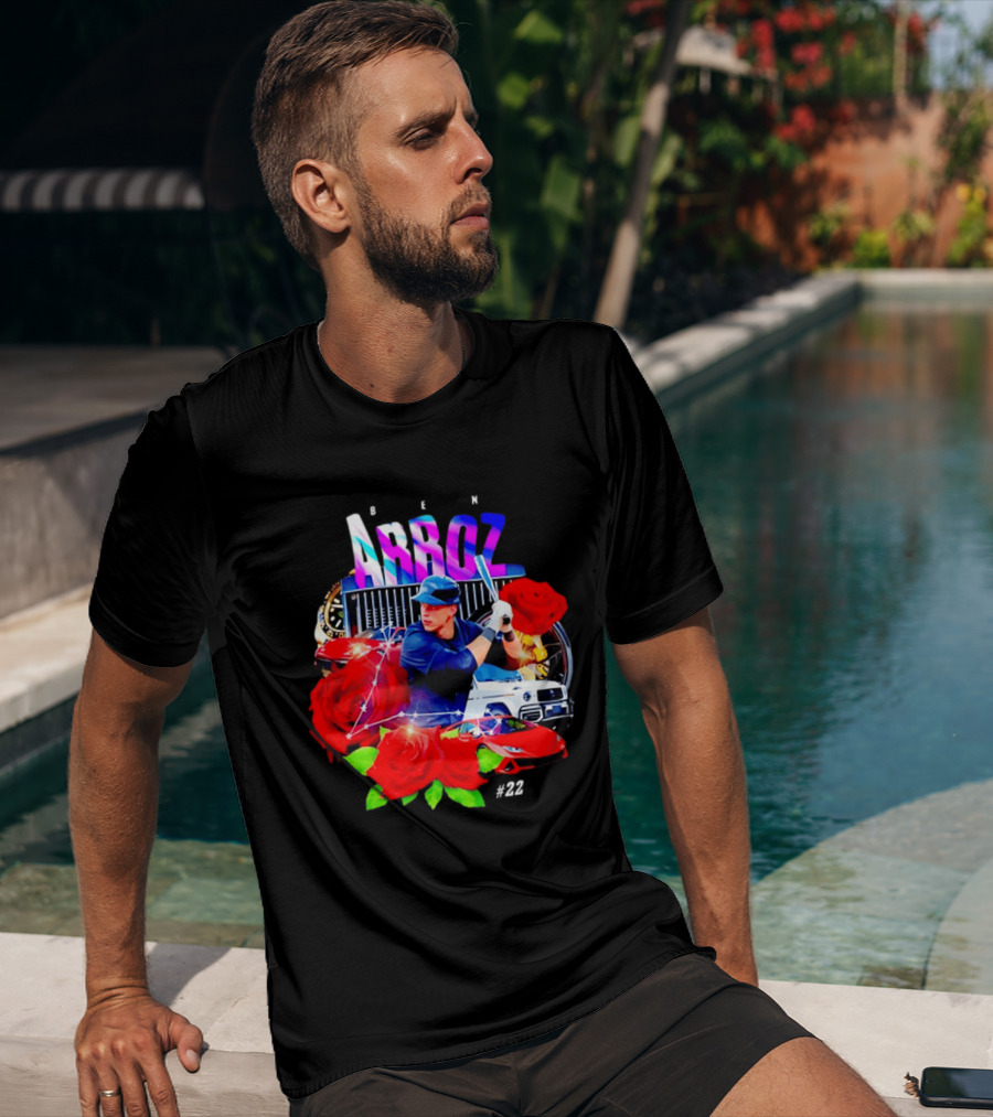 Ben Arroz New York Yankees Aaron Judge MLB 22 Luxury Sports Supercar Rose T-Shirt