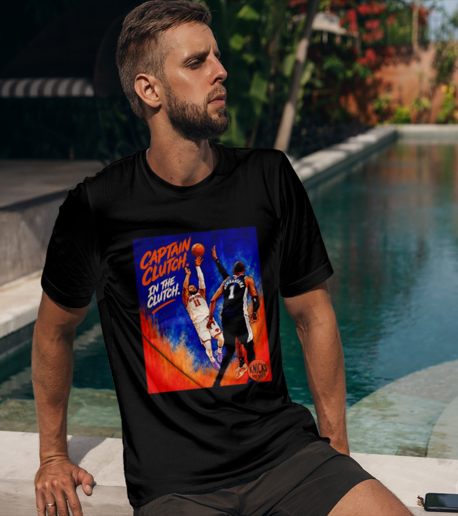 Captain Clutch Jalen Brunson Vs Victor Wembanyama Knicks Basketball Mexico T-Shirt
