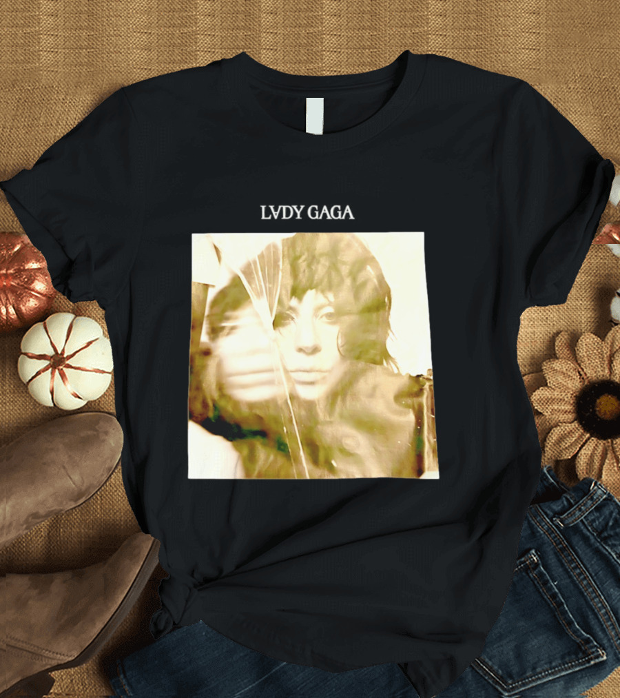 LADY GAGA LVDY Vintage Album Cover T-Shirt
