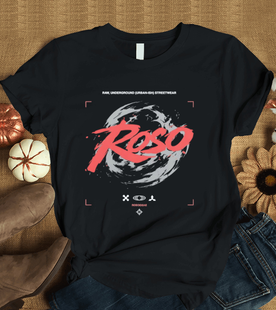 Roso Raw Underground Urbanish Rosoideae Streetwear XOΑ Vrosinox T-Shirt