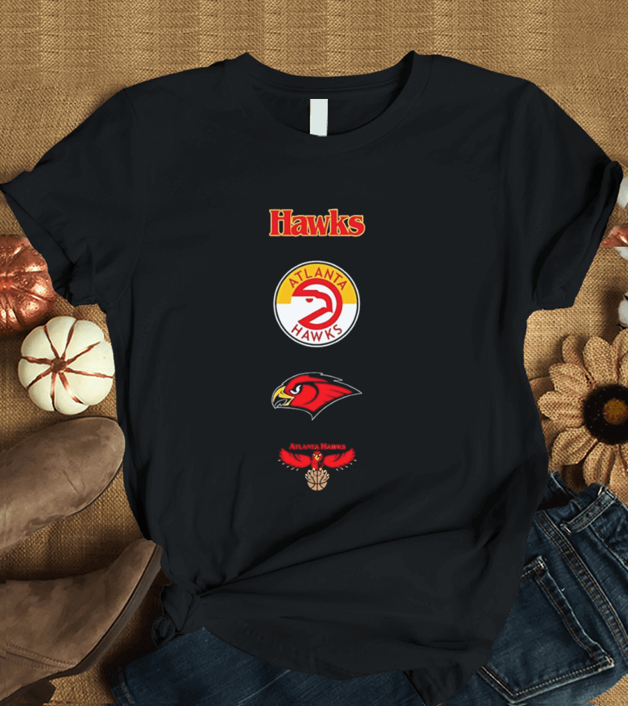 Mitchell & Ness Atlanta Hawks City Collection Vintage Logo Sports Fan Merchandise T-Shirt