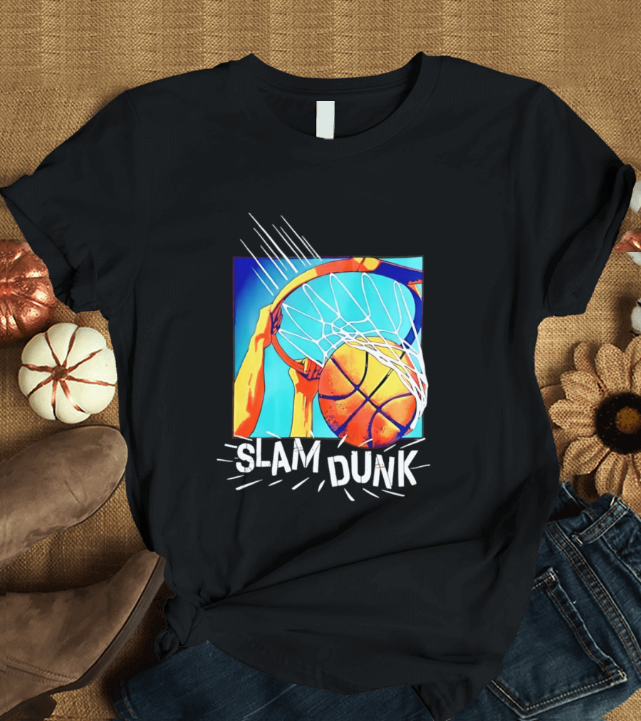 Slam Dunk Basketball Children's Place Hoop Action Kids T-Shirt