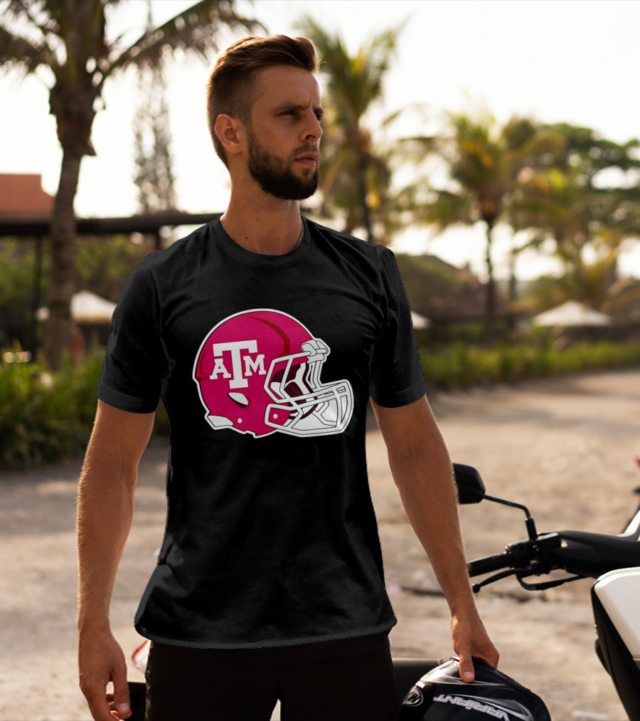 Texas A&M Aggies Football Helmet Fan Gear T-Shirt