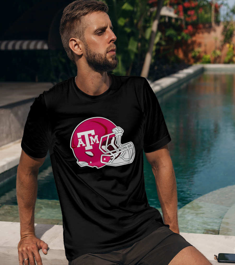 Texas A&M Aggies Football Helmet Fan Gear T-Shirt