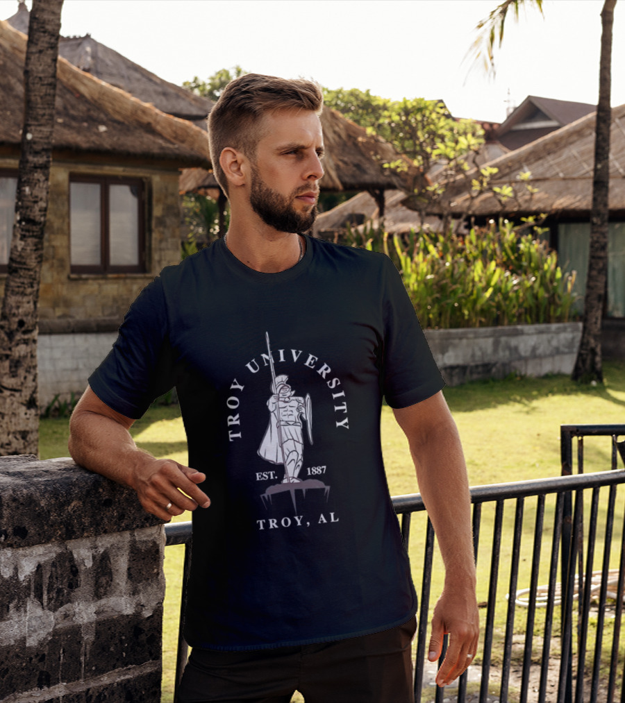 Troy University Trojan Warrior Est 1887 Troy AL T-Shirt