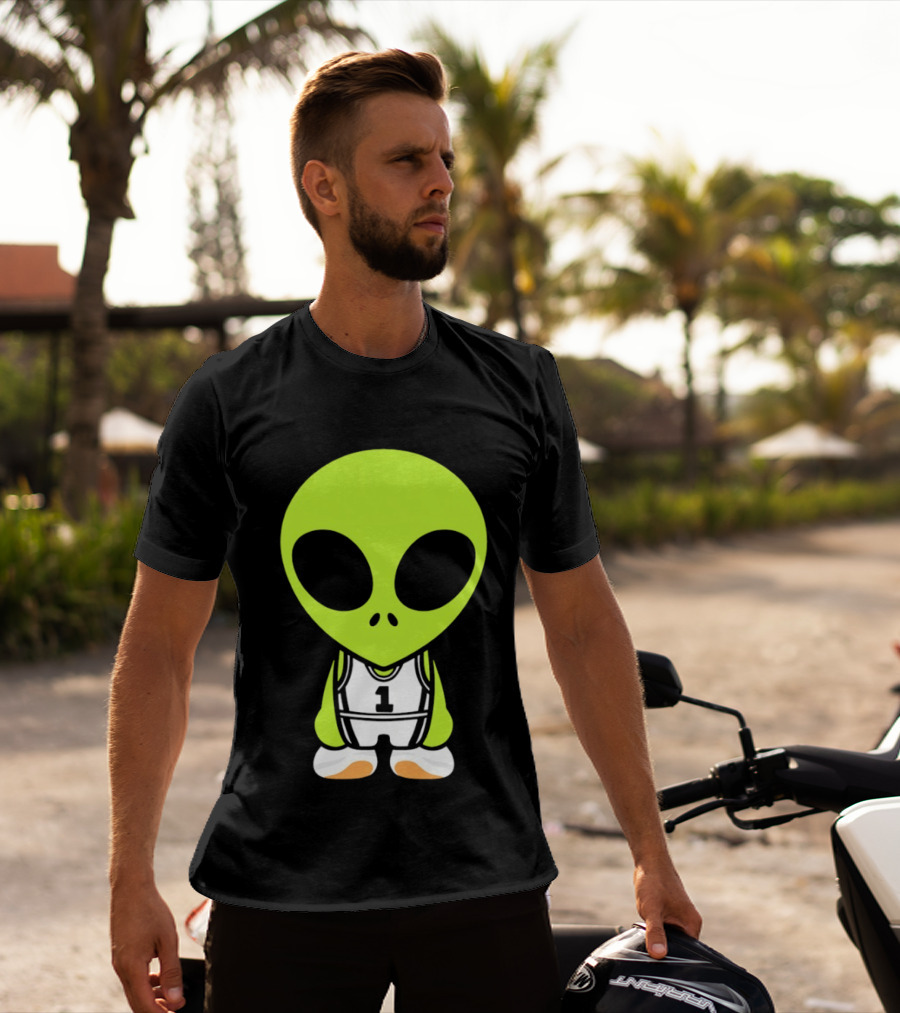 Victor Wembanyama San Antonio Spurs NBA Alien Player Number 1 Basketball T-Shirt