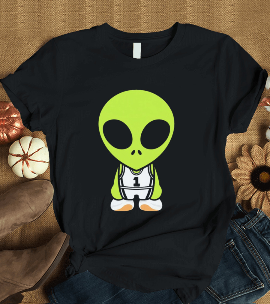 Victor Wembanyama San Antonio Spurs NBA Alien Player Number 1 Basketball T-Shirt