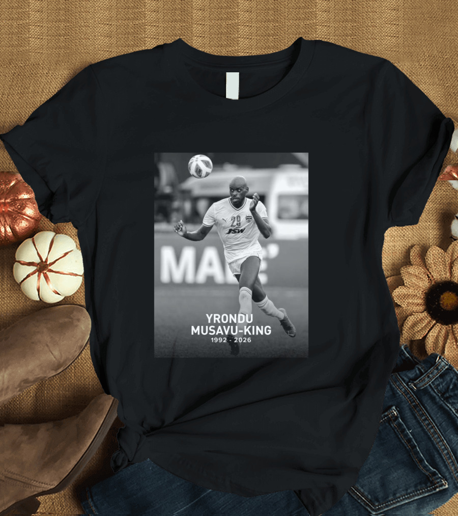 Yrondu Musavu King 29 JSW 1992 2026 Soccer Player T-Shirt