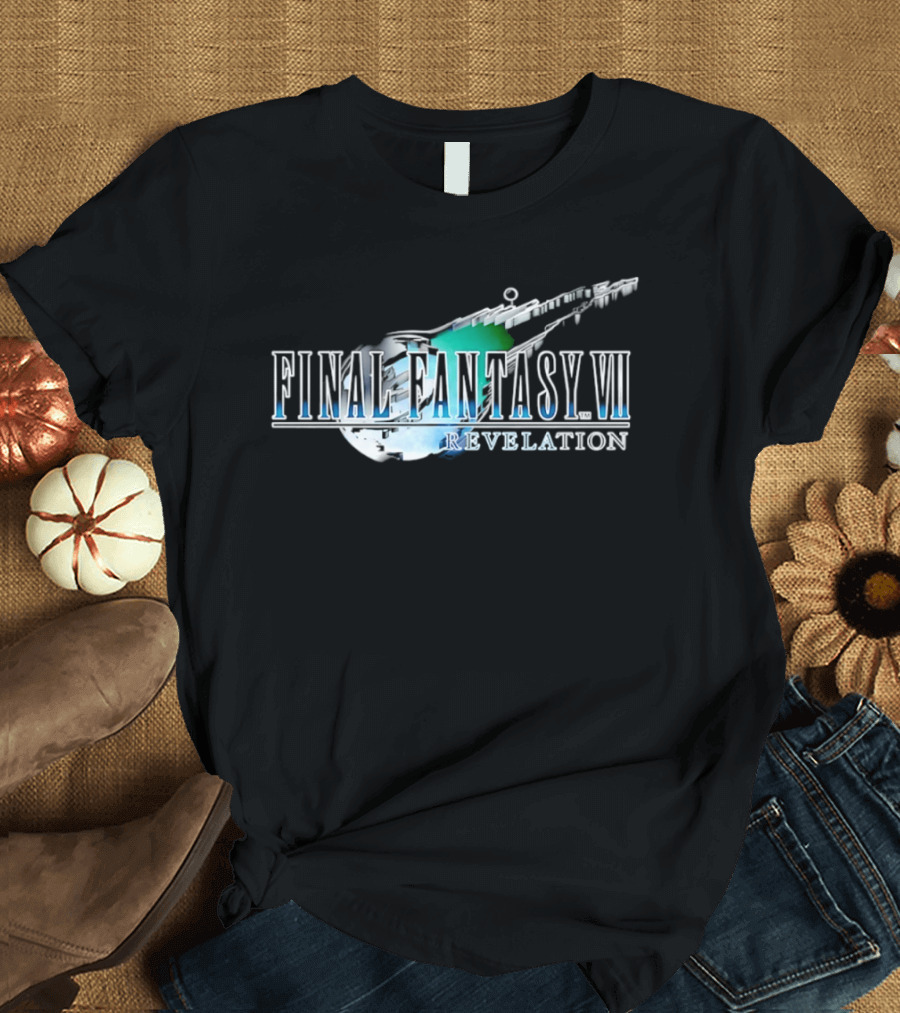 Final Fantasy VII Revelation Iconic Gaming Franchise Pop Culture T-Shirt