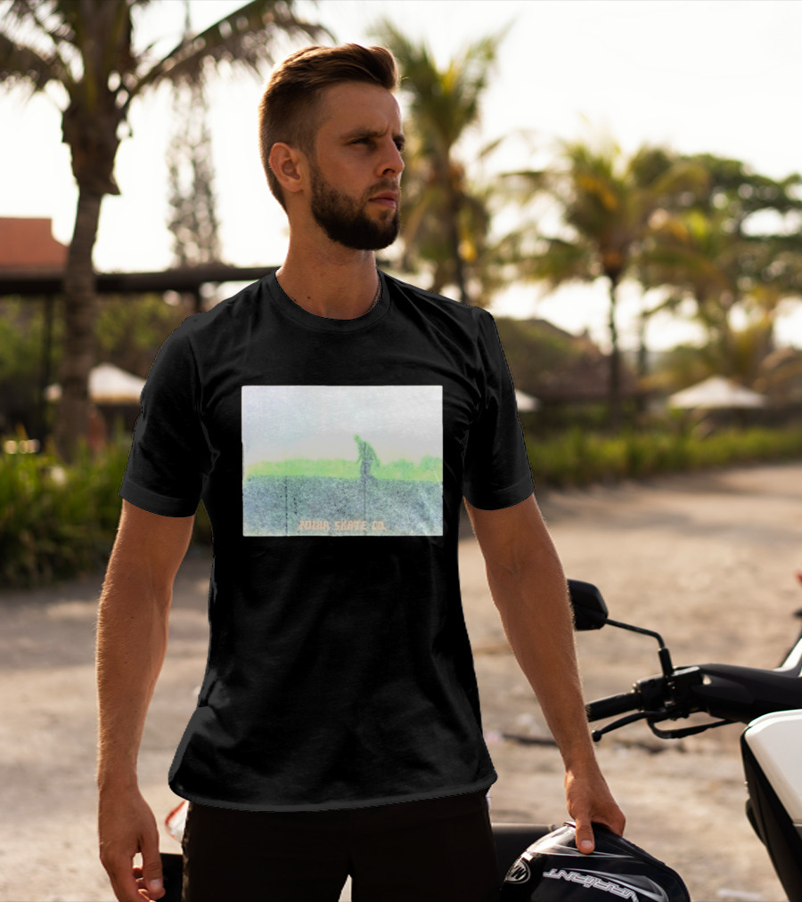 Flatspot Polar Beach Walk Contrast Polar Skate Co T-Shirt