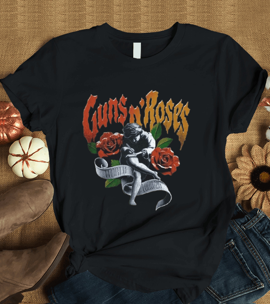 Guns N Roses World Tour 2026 Exclusive Dates T-Shirt