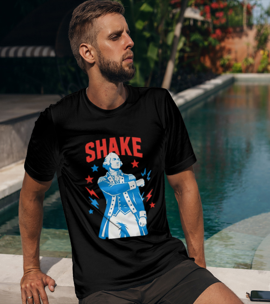 Shake And Bake George Washington America Drinking T-Shirt