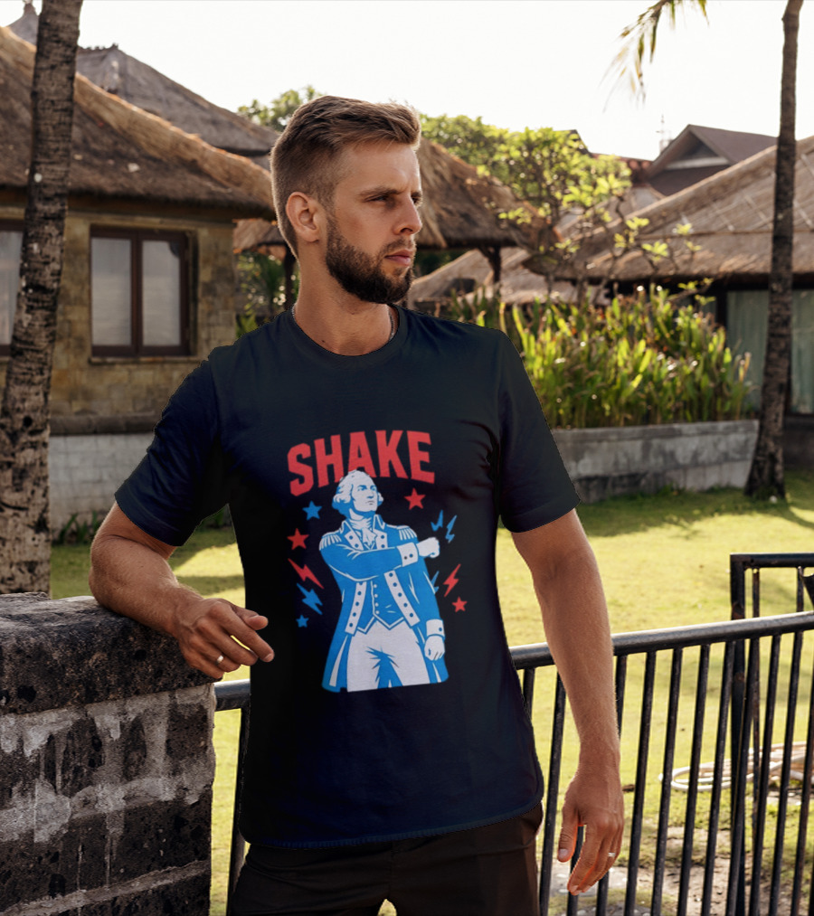 Shake And Bake George Washington America Drinking T-Shirt