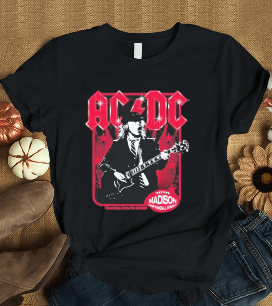 ACDC Madison Camp Randall Stadium Pwr Up Tour T-Shirt