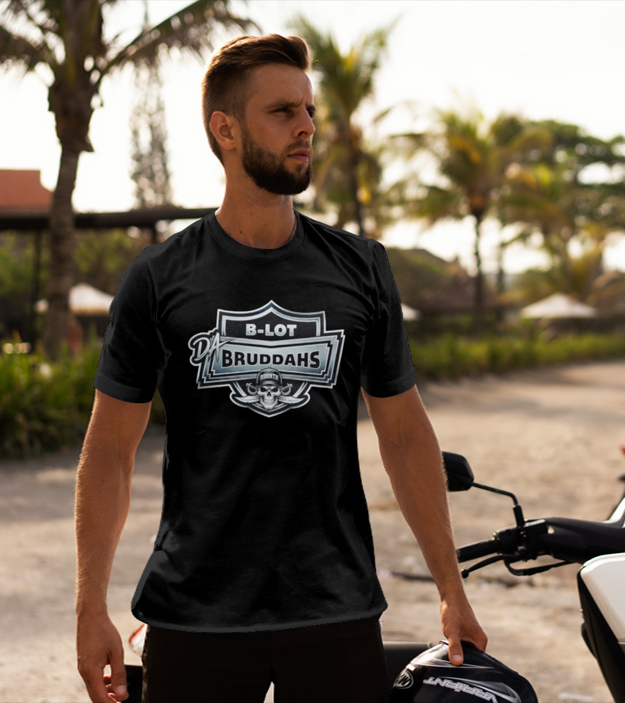 B Lot Da Bruddahs R8rntn Skull T-Shirt
