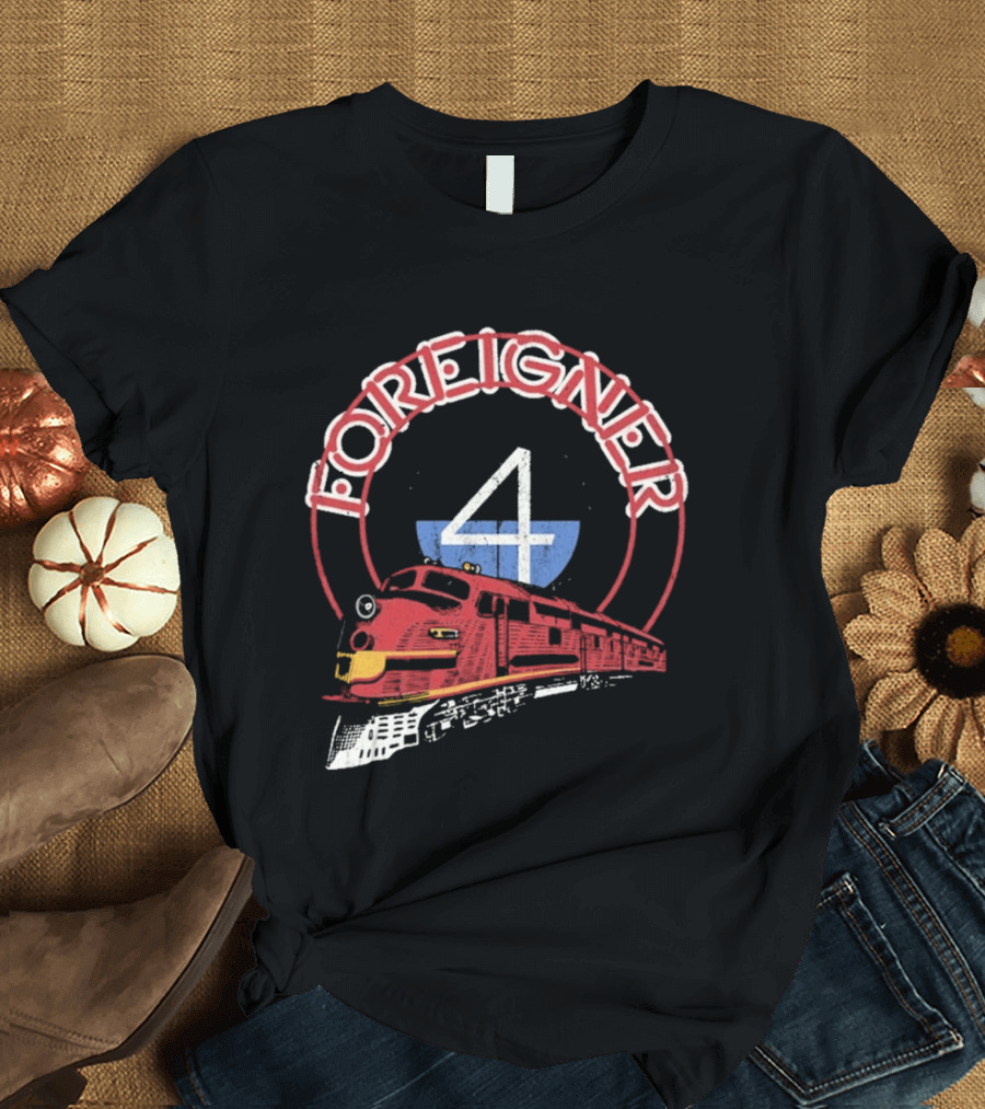 Foreigner 4 Train Red T-Shirt