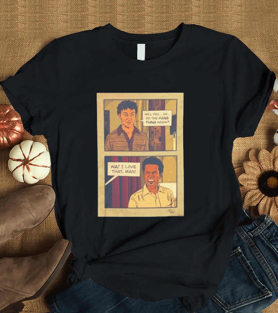 Interview With The Vampire Fang Thing Comic Panel Ha I Love That Man T-Shirt