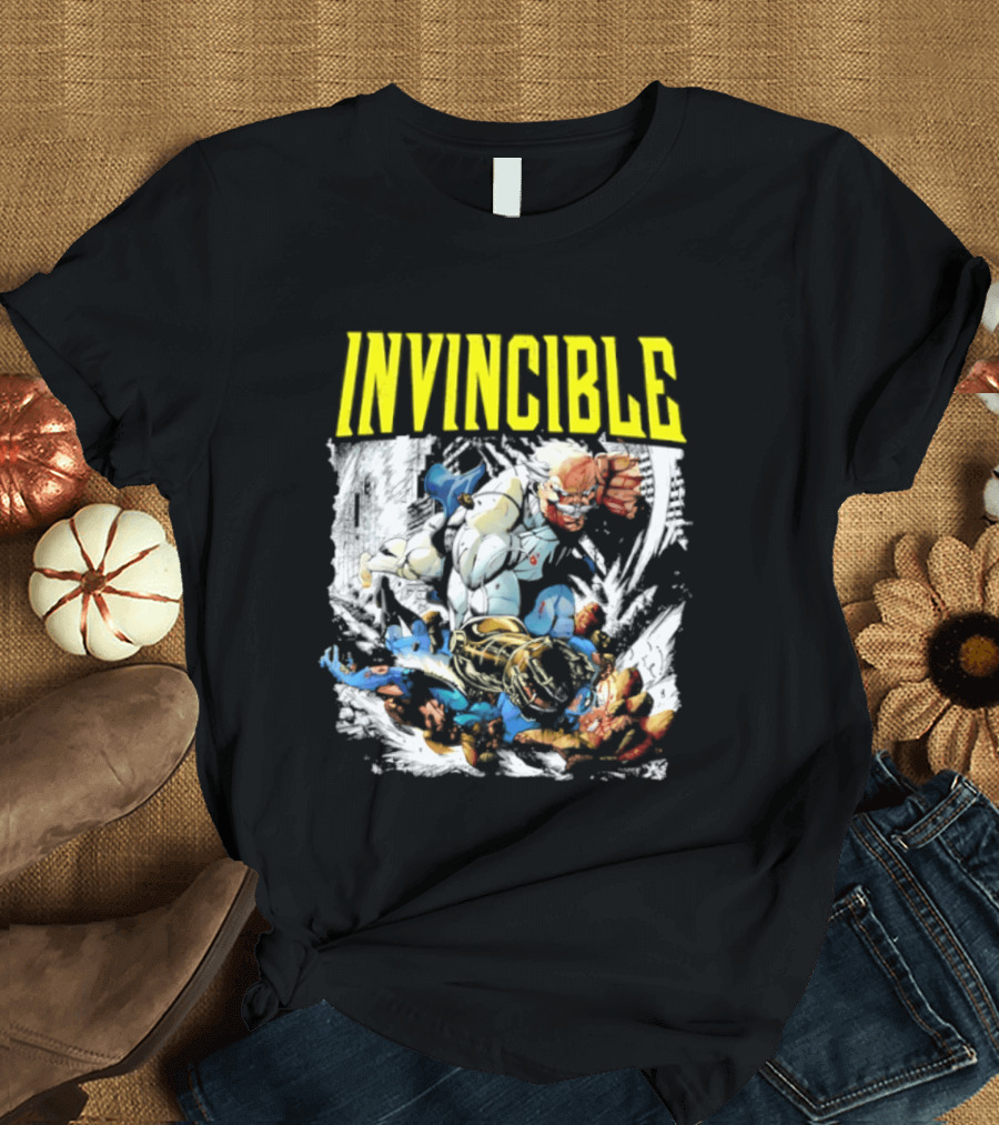 Invincible Thragg Vs Omni Man Epic Battle Comics T-Shirt