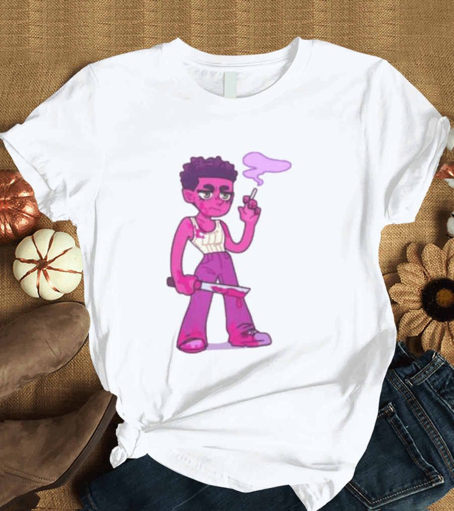 Amc Shop Interview With The Vampire Very Merry Mart Louis Smoking Knife T-Shirt