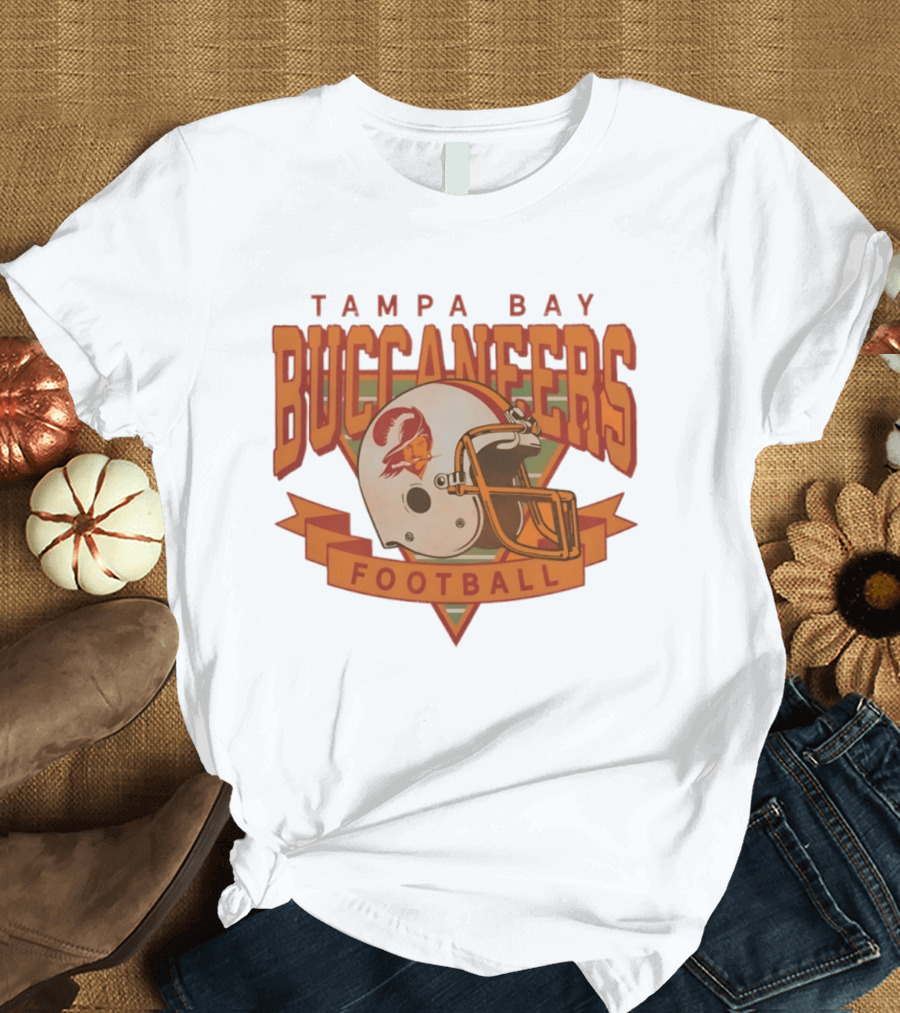 Tampa Bay Buccaneers Football Helmet T-Shirt