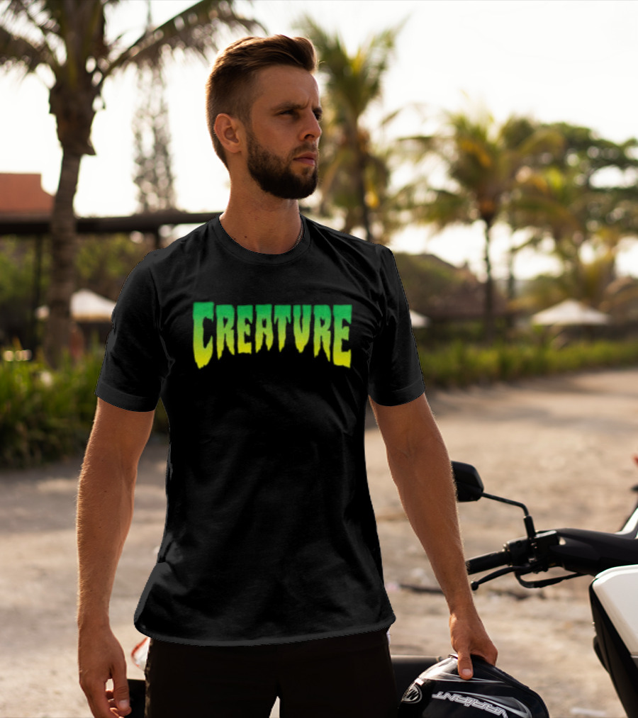 Bingo Store Creature Mens Green Yellow Gradient T-Shirt