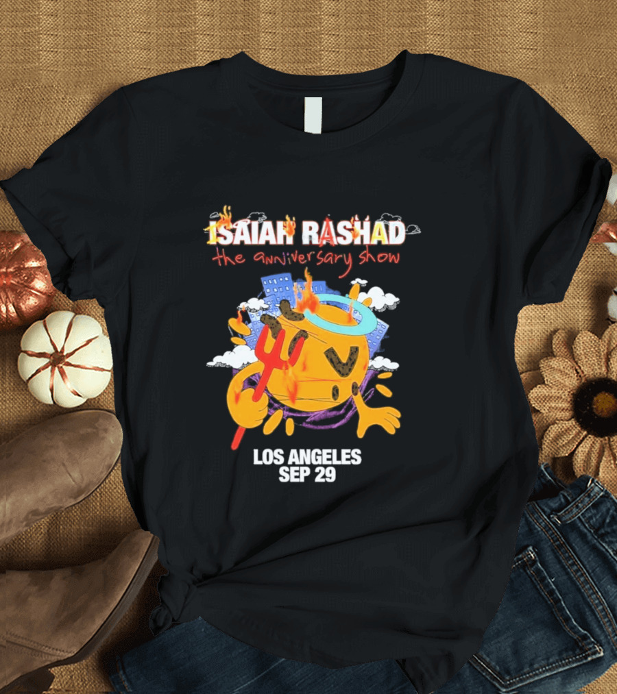 Isaiah Rashad The Anniversary Show Los Angeles Sep 29 T-Shirt